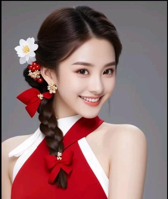 不知此女嫁谁家，
眉清目秀貌如花，
回眸一笑君心醉，
……请友续句………？
[微