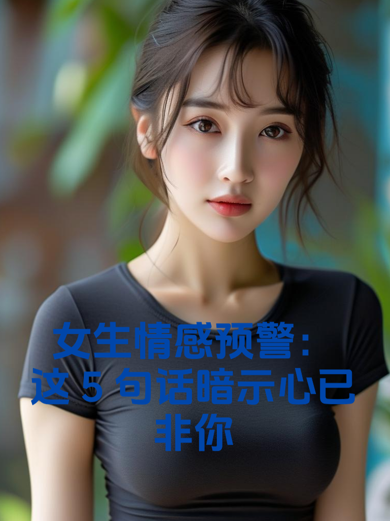 女生情感预警：这5句话暗示心已非你