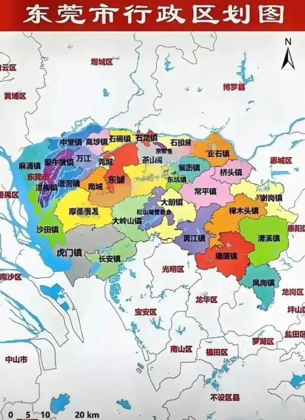 真是近朱者赤近墨者黑，东莞靠近深圳的镇都是强镇，是东莞第一梯队，长安镇、大岭山镇