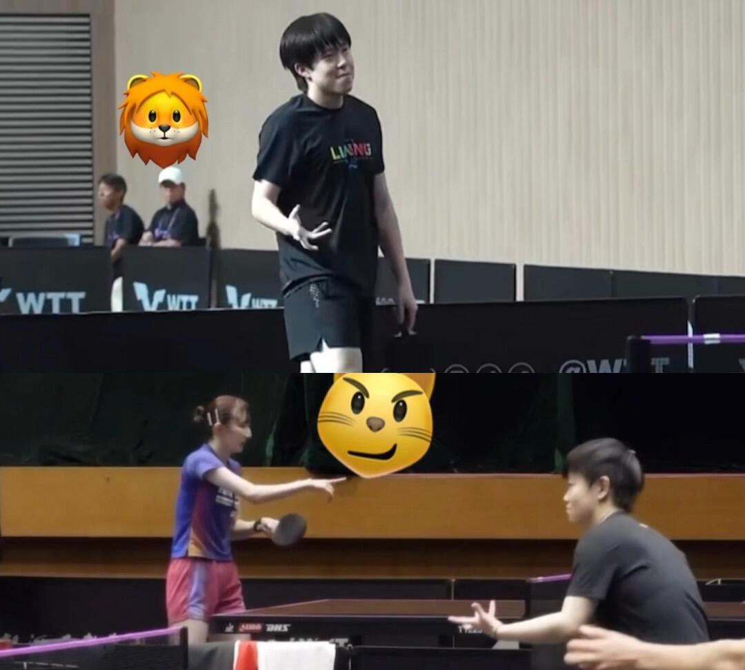 训练的视角看，不能说一模一样，只能说是神似一个吗？
他们哥妹俩混双时间不短，一起