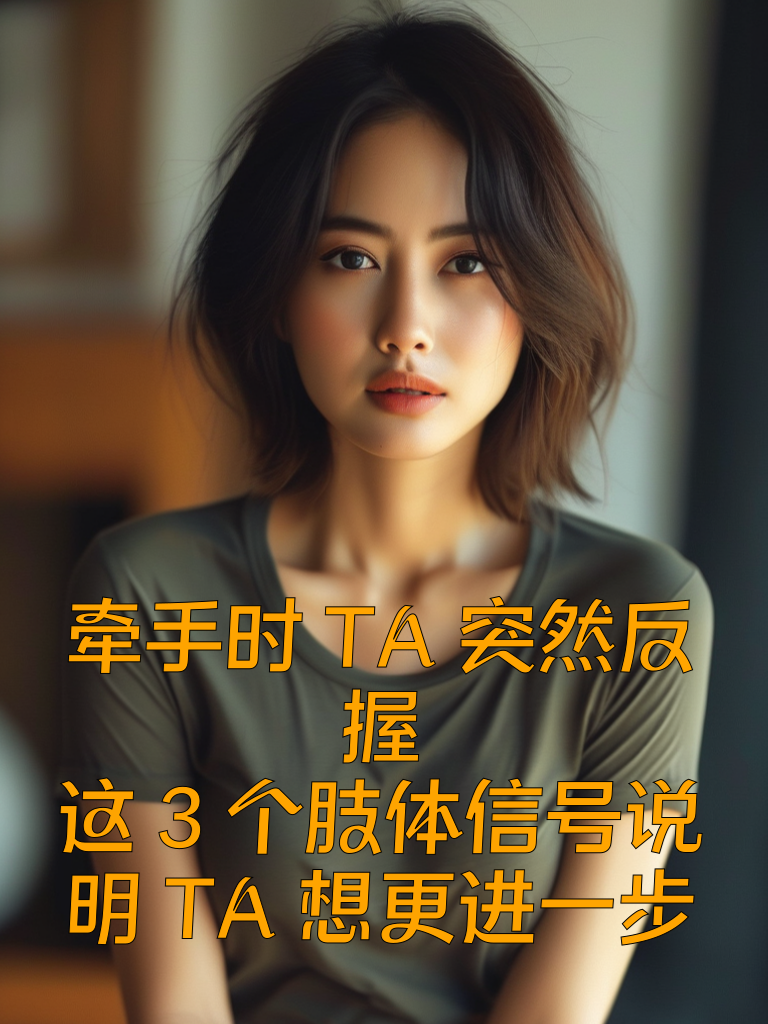 牵手时TA突然反握？这3个肢体信号说明TA想更进一步！
