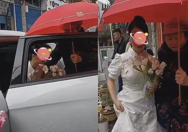 贵州贵阳,在一对新人的婚礼上，新郎准备迎娶新娘，本来挺喜庆的一件事，结果闹剧了。