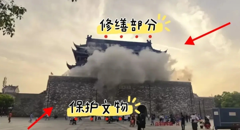 凤阳鼓楼“掉瓦”这件事！

重点不在于这是朱重八花大价钱修的，也不在于楼宇是否违
