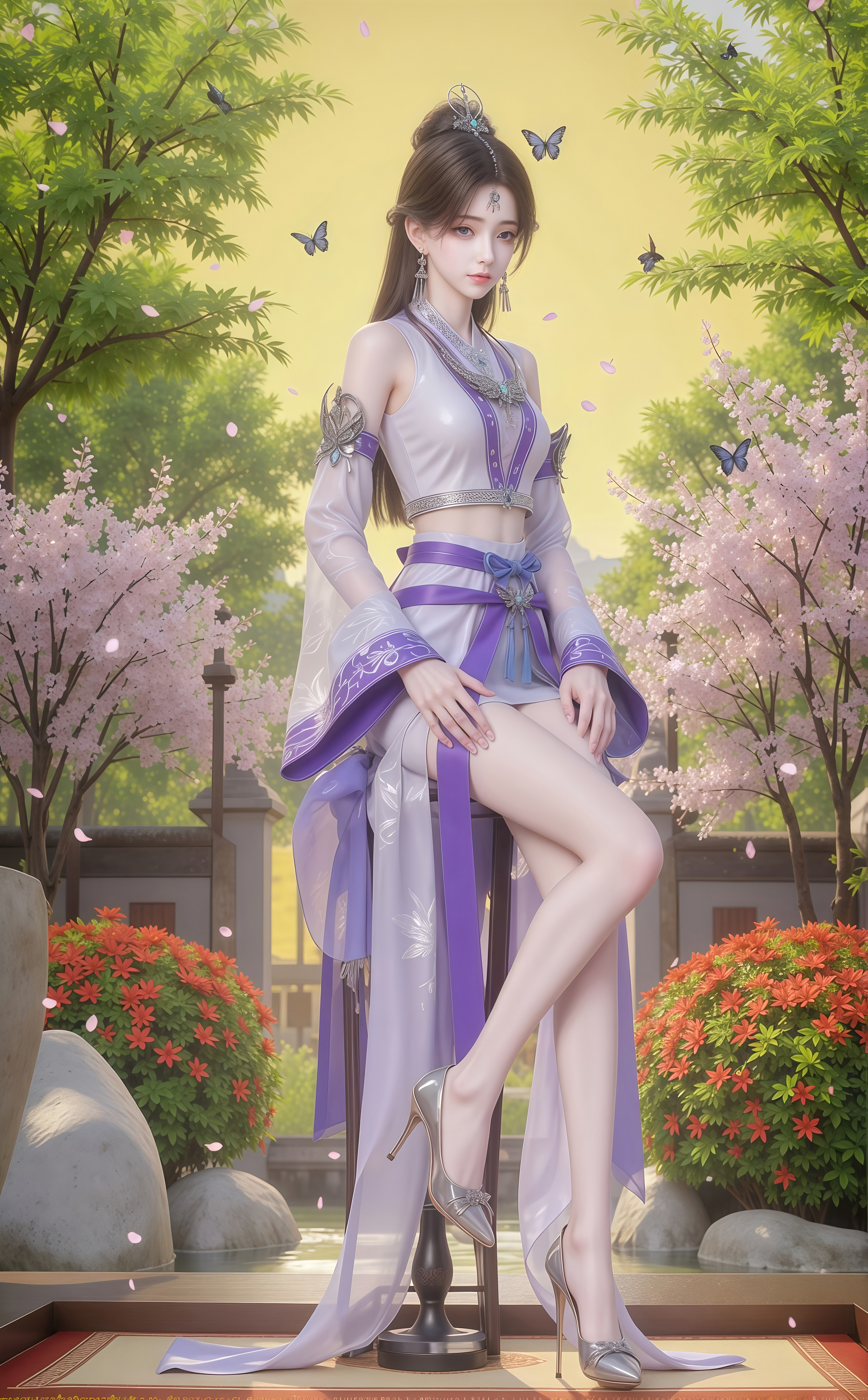 仙武传新晋国漫女神壁纸：我叫柳如烟，仙人教我修炼如何？