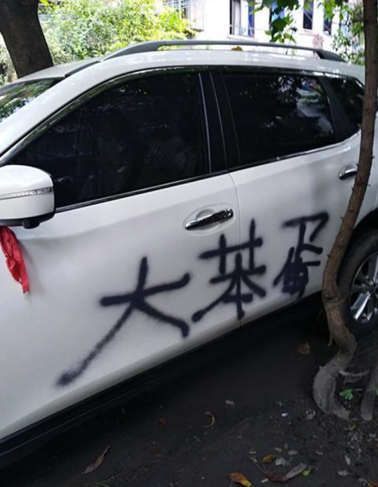 小孩用自喷漆将小区多辆车车牌喷黑！

5月20日，广东深圳一名小孩用自喷漆，将小