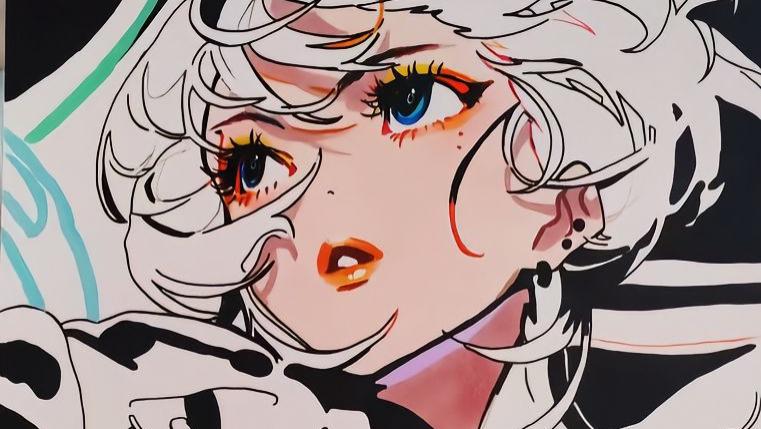 “沿着星河轨迹，踏遍人间春秋”临摹米山舞