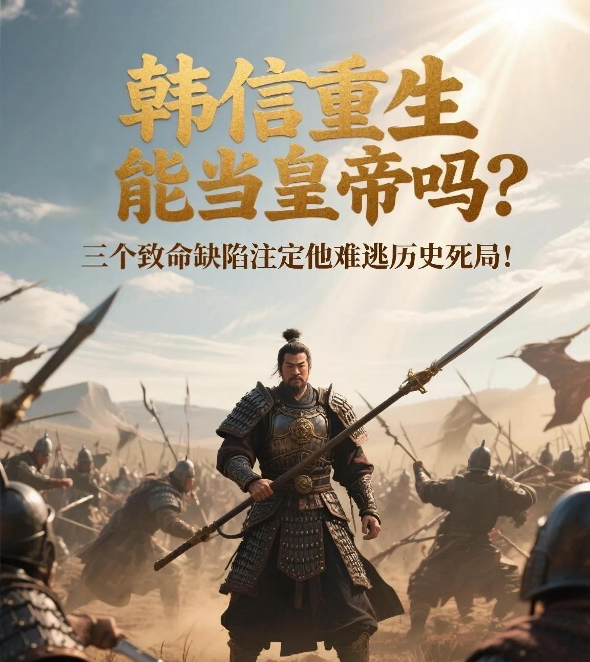 韩信重生能当皇帝吗？三个致命缺陷注定他难逃历史死局！
“若韩信在攻下齐国后自立，