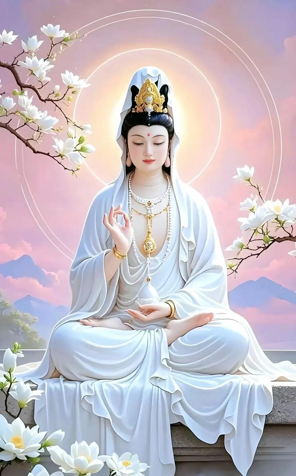 静坐莲花台，心随白莲花。[祈祷][祈祷]#每日分享一句金句# #佛系清莲# #莲