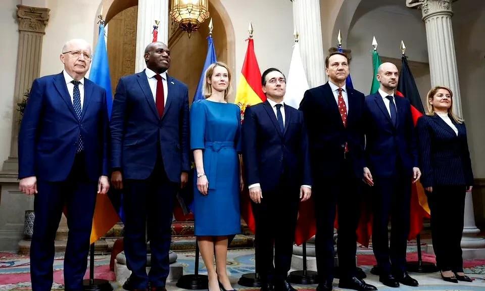 英国、德国、法国、意大利、波兰、西班牙六国外交部长以及欧盟外交与安全政策高级代表