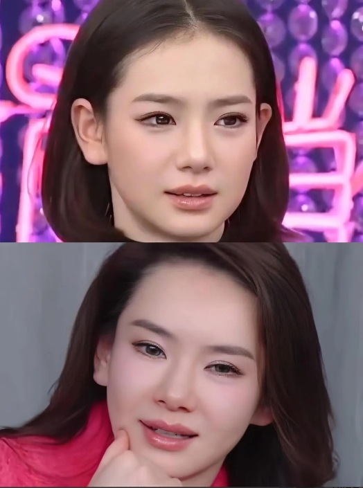 早期的戚薇微露的小兔牙很可爱
她的耳垂真有福气
现在感觉下巴很和谐
以前她演夏家