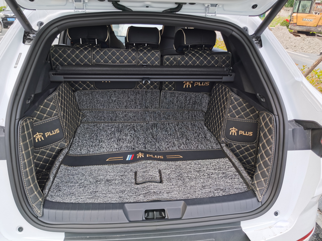 买的配件陆陆续续到货装配了
电尾门贴纸，某多买的几块，某宝价格非常不合理，一个贴