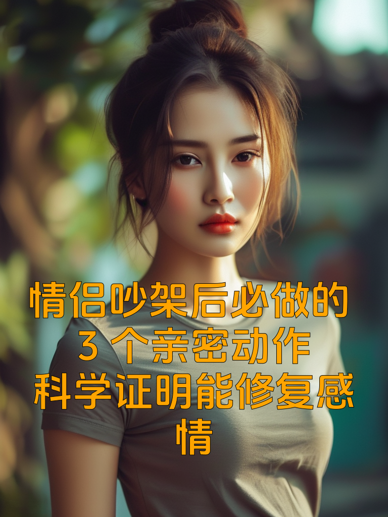 情侣吵架后必做的3个亲密动作：科学证明能修复感情