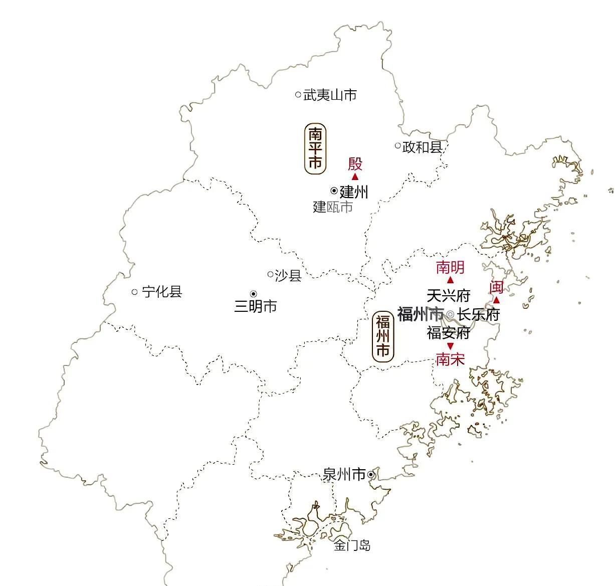 福建建都情况简图