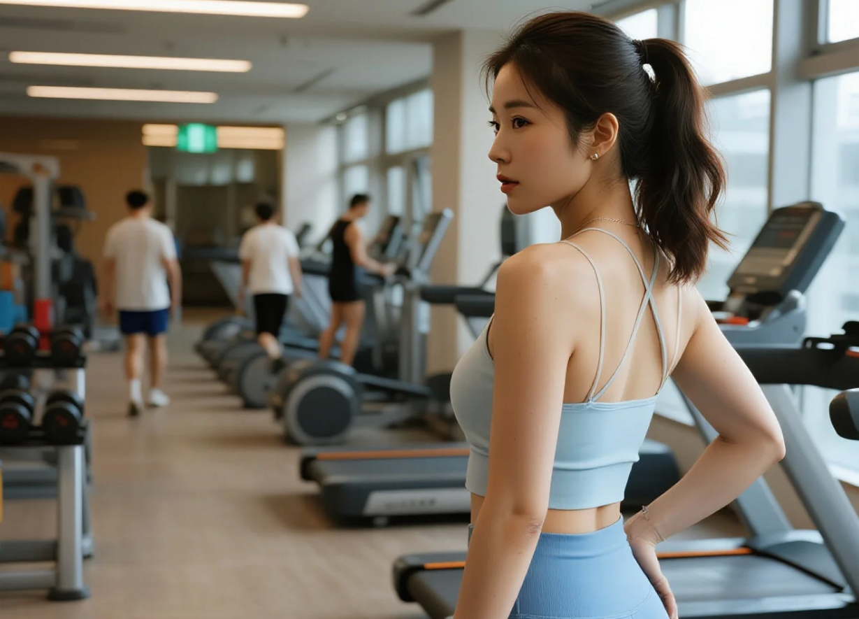 当美丽遇见汗水：美女健身精彩瞬间