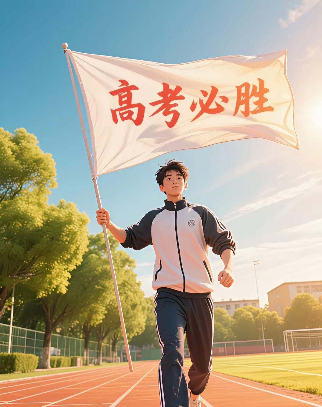 马上6月7号到9号高考了，孩子这三年埋头苦学，汗水绝对不会白流！这一战，就是他高