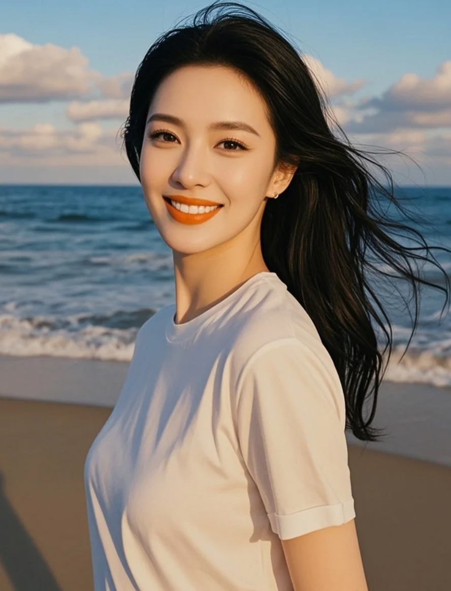 她的松弛感，治愈了整个黄昏