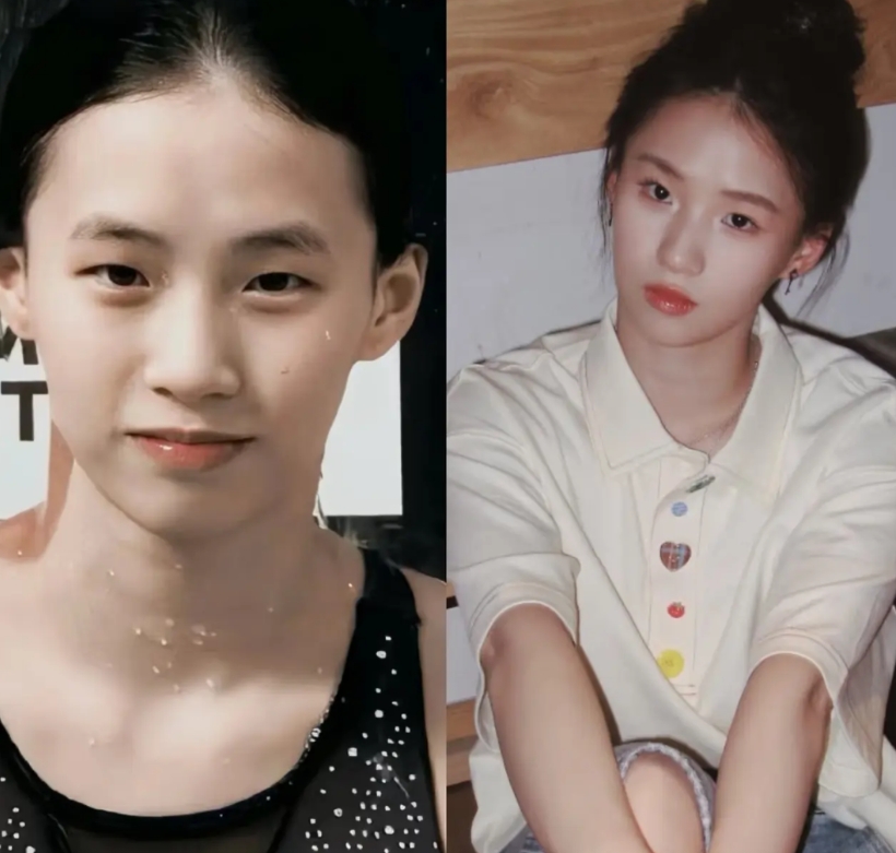 大家发现没有？ 

陈芋汐有一个过人之处，不是她身材好，也不是她皮肤白，而是因为