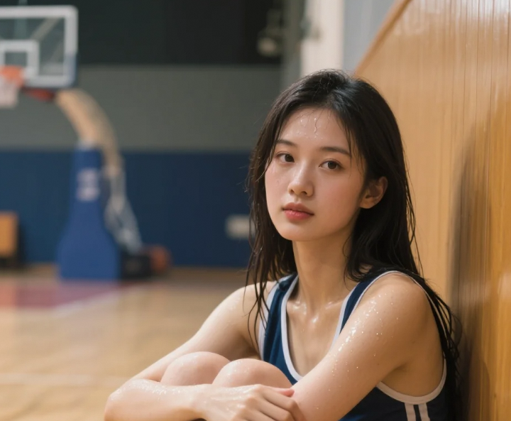 篮球场边的视觉诗篇：休憩也是高光时刻