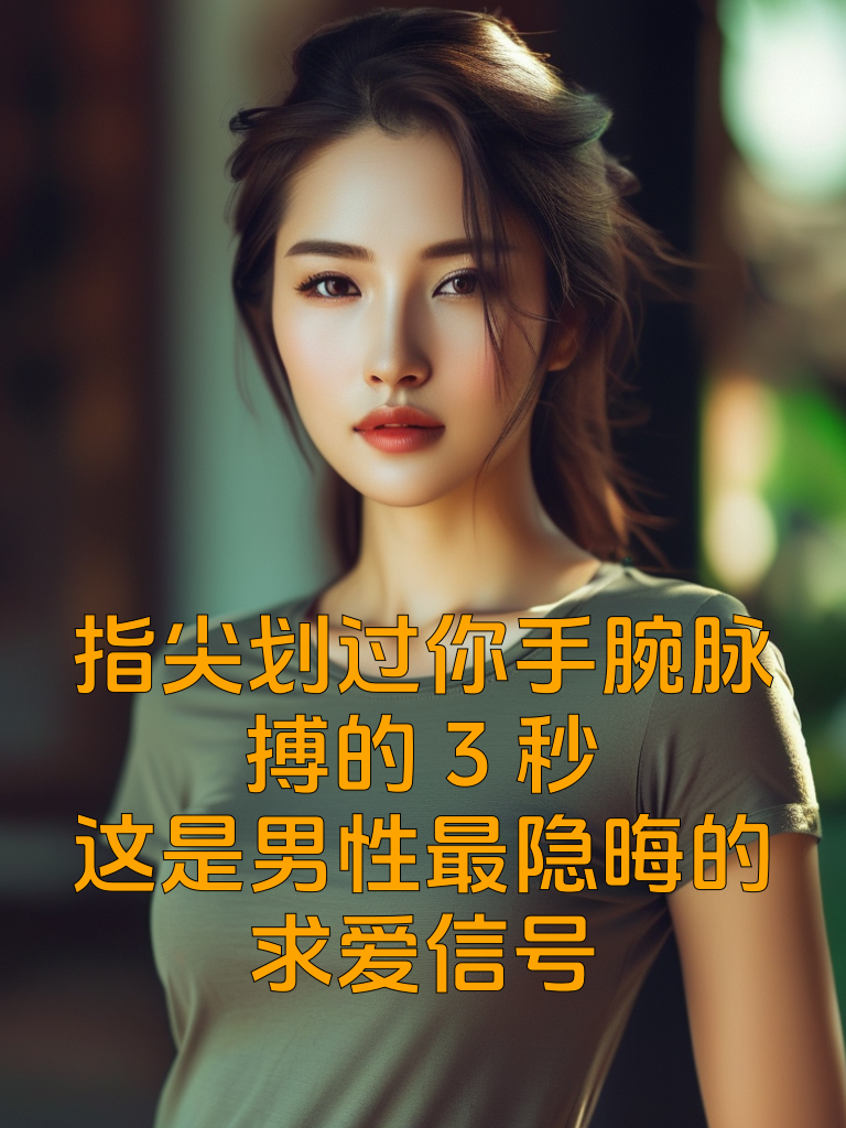 指尖划过你手腕脉搏的3秒：这是男性最隐晦的求爱信号