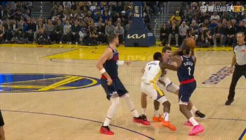 库明加、科尔哭了：哈登你这碰瓷比SGA还过份！
图1：上回合库明加单打直接被哈登