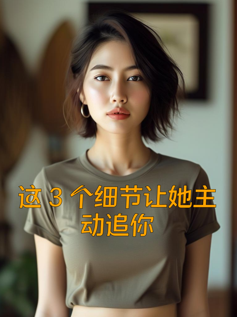 这3个细节让她主动追你