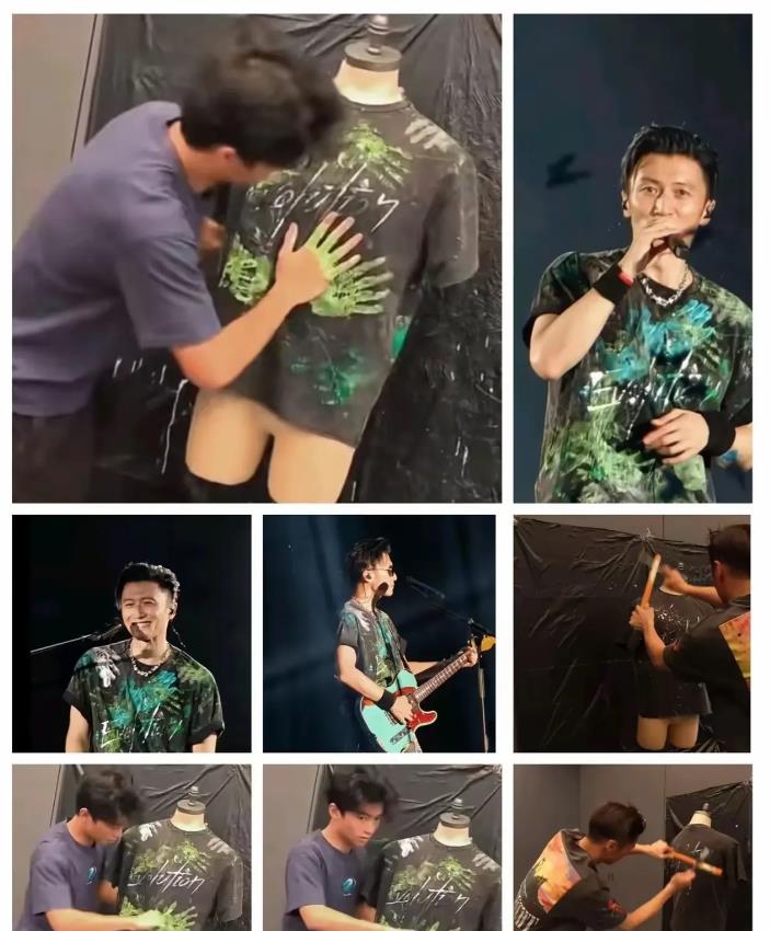 终于明白为什么谢霆锋演唱会一直都不换衣服
​原来他身上那件衣服不是去外面买的，