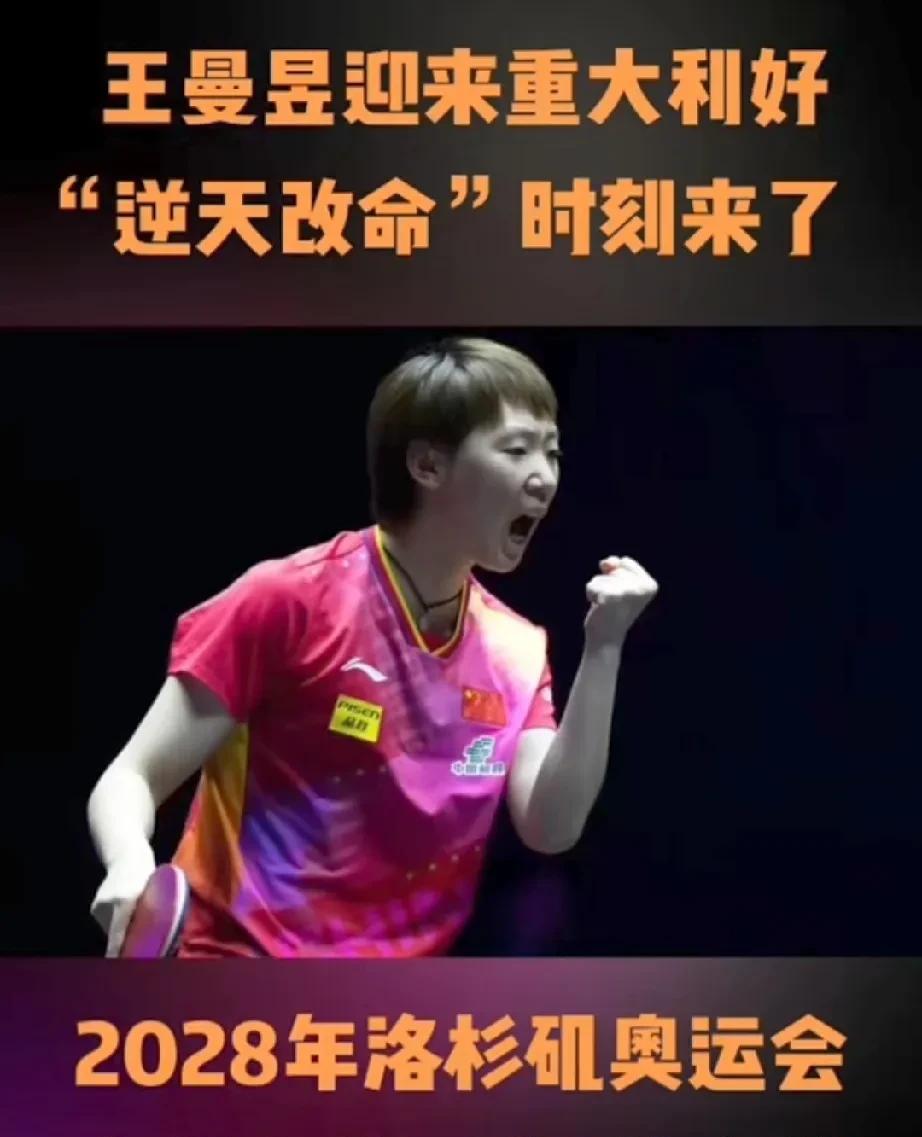 王曼昱的粉丝也太不低调了，怎么王励勤上任，对王曼昱就是这么大的利好吗？
还不见樊