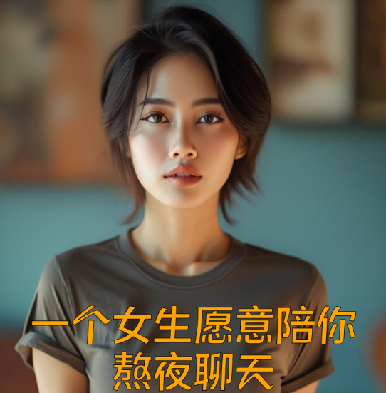 一个女生愿意陪你熬夜聊天，说明她真的很在乎你