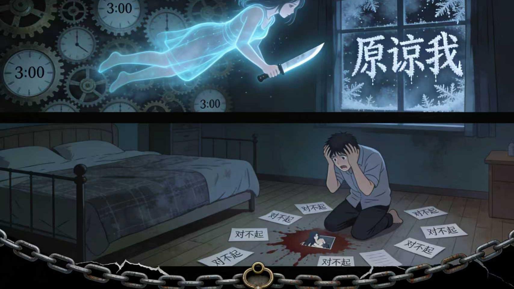 每晚凌晨三点，妻子都会准时切断我的喉咙