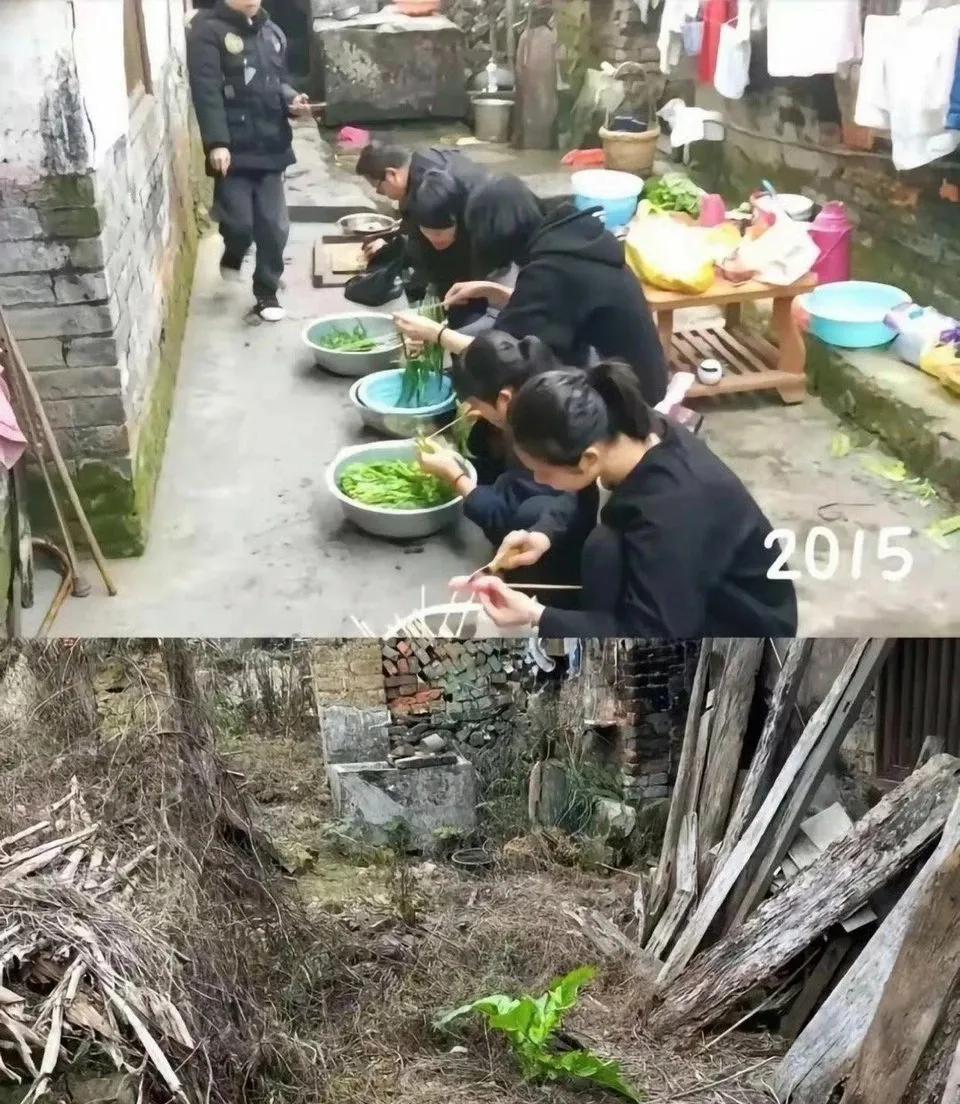 很现实的一段话
真的应验那句“人去楼空”
看下面图就知道，父母都不在了，这个家就