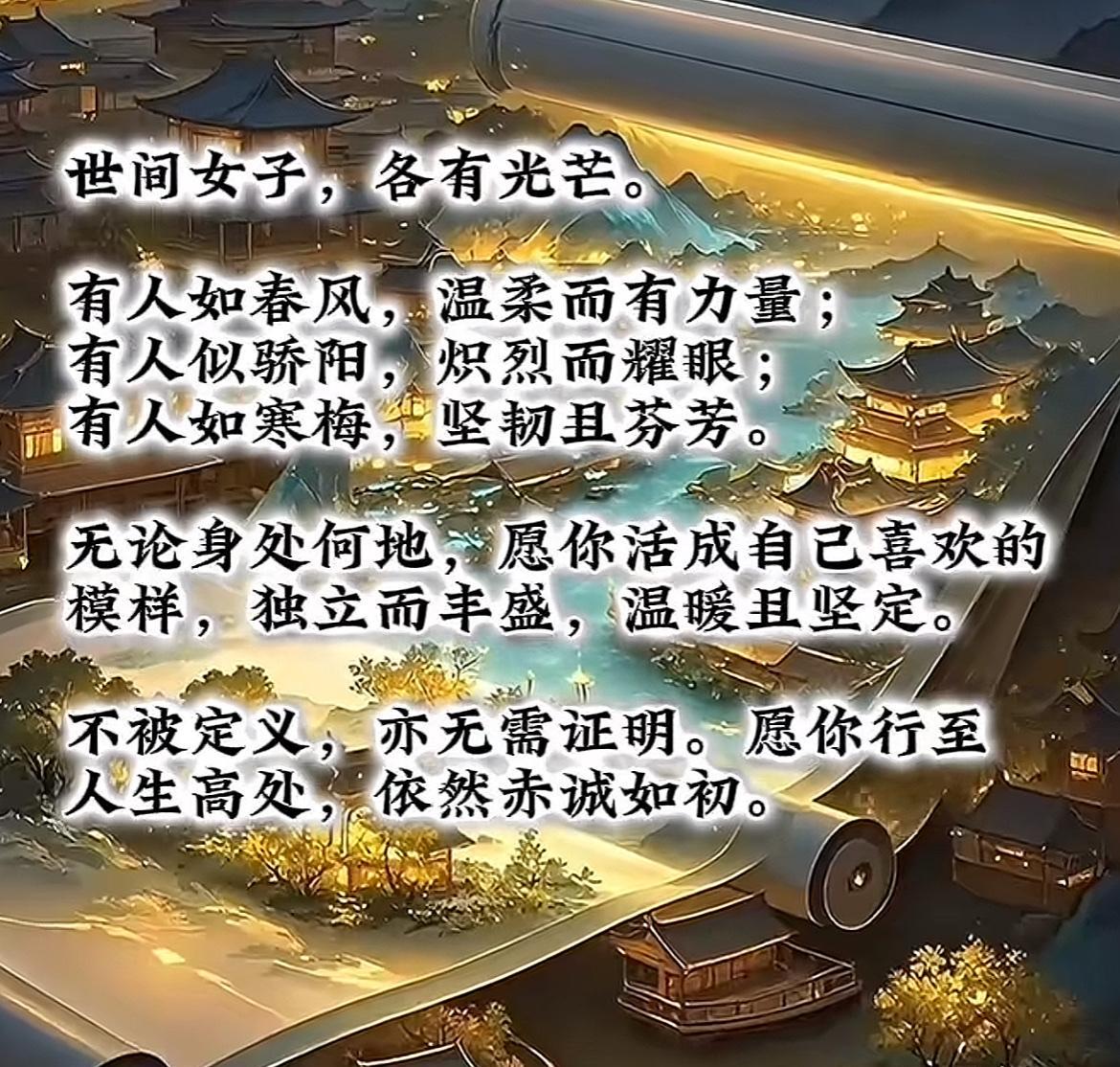 世间女子各有光芒