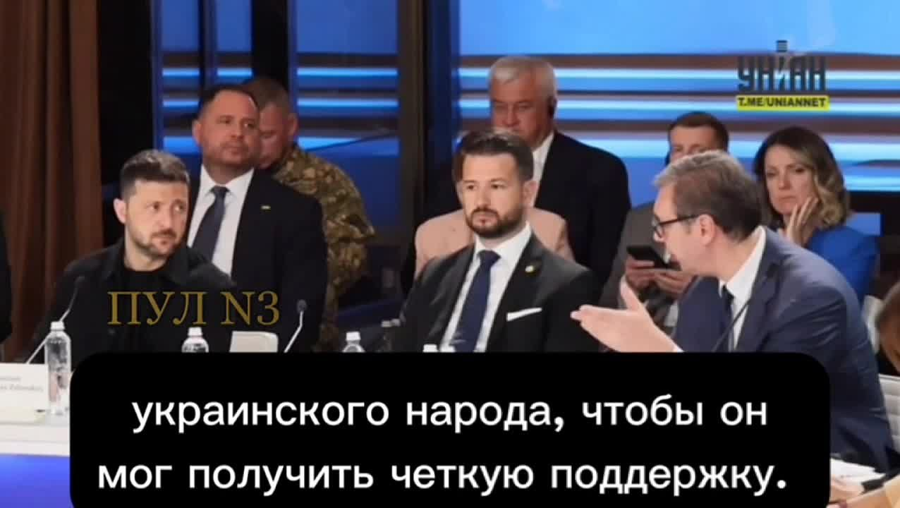 武契奇在敖德萨举行的乌克兰-东南欧峰会上表示，塞尔维亚坚定支持乌克兰的领土完整，