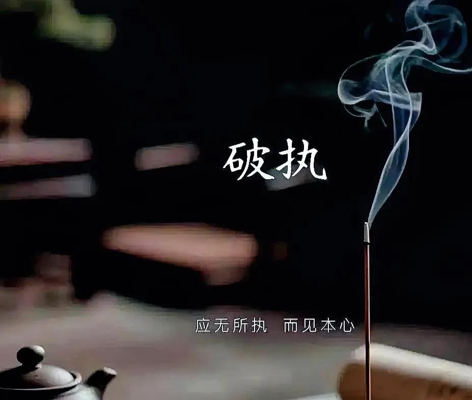 执为心中魔，
念为心中贼，
凡所有相皆是虚妄，
相一破，一切就不执著了！
#无我