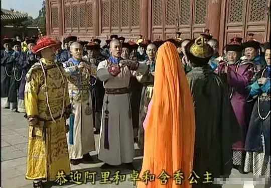 笑不活了，当年没发现尔康这个御前侍卫比皇子还尊贵呀！ ​ ​​​
