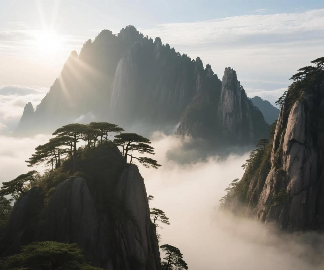 黄山归来不看岳？这个五一要不要来看看呢！以下五个景点超乎你的想象
凌晨四点的黄山