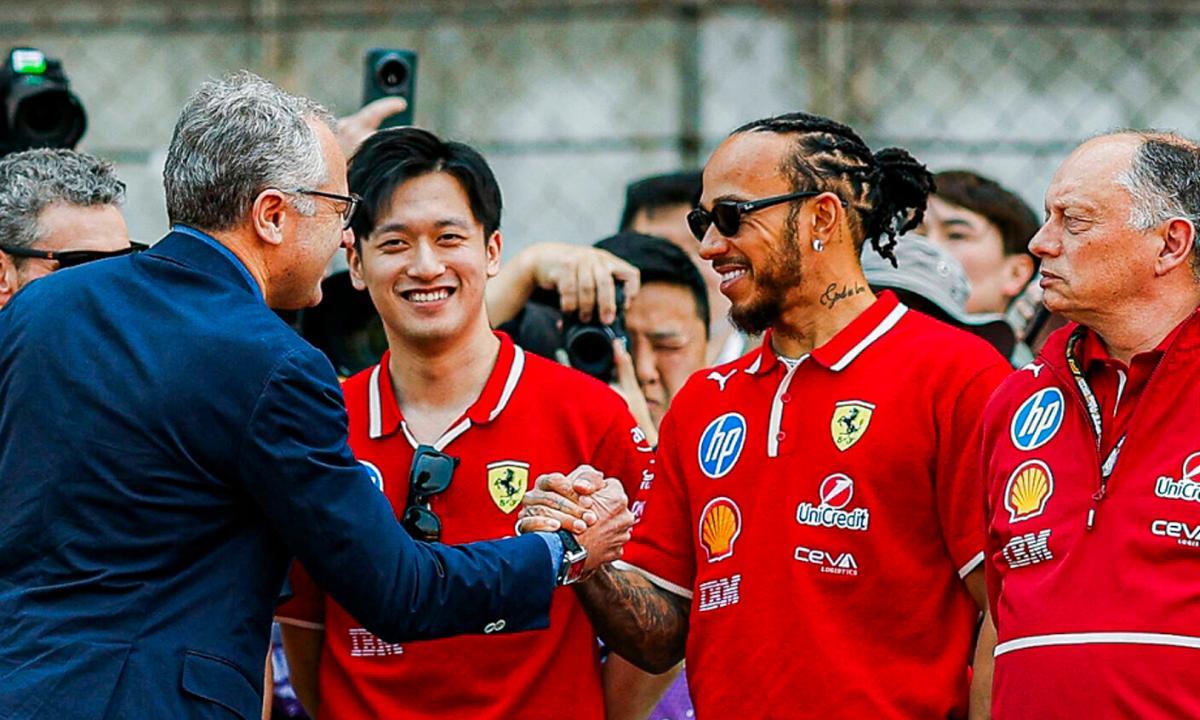 继倍耐力轮胎测试被周冠宇取代后，汉密尔顿还将缺席法拉利在米兰的时装秀。
由于宠物