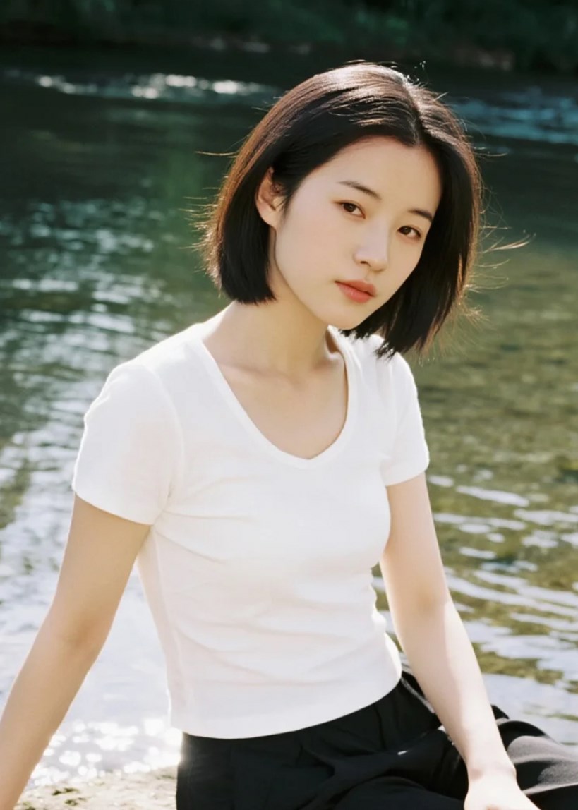 美女的微笑，治愈一切的力量。