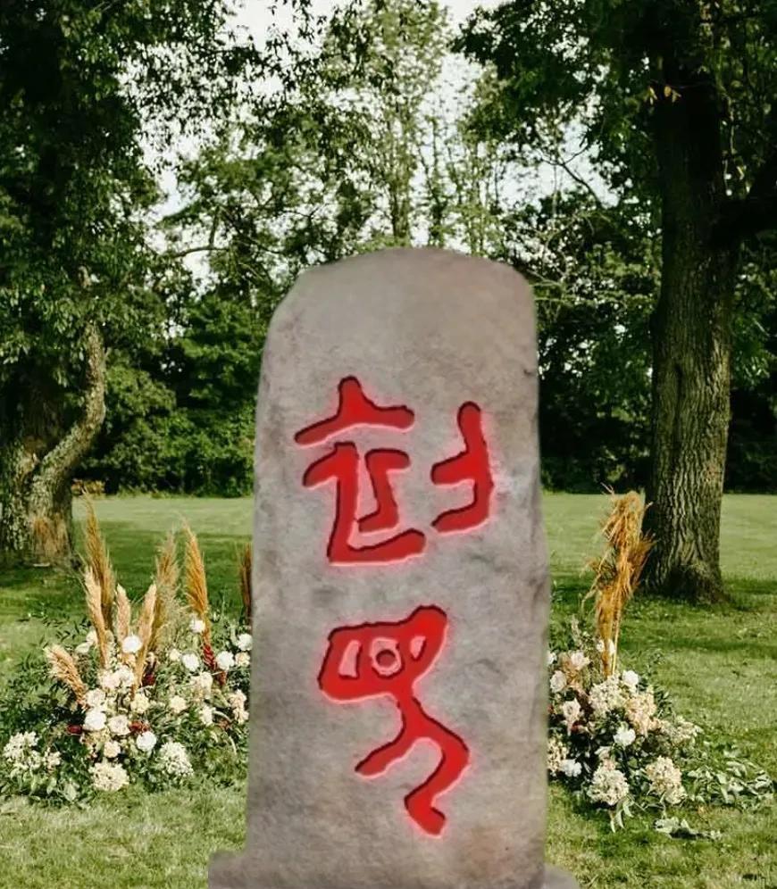 别看这块石碑上只刻有两个字，能认全的人还真不多，您认识吗？ #公园广场刻字石# 
