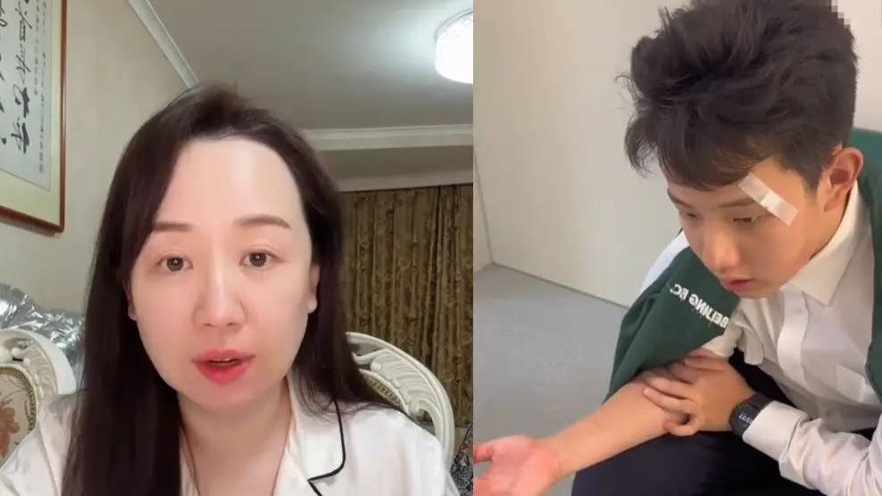 关凌失手挑破儿子眉下包，缝4针留疤！危险三角区挤痘致命