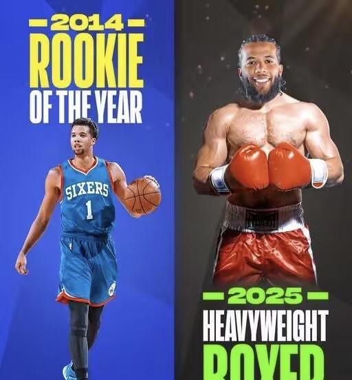 前 NBA 年度最佳新秀现在是一名不败拳击手！
迈克尔-卡特-威廉姆斯是 201