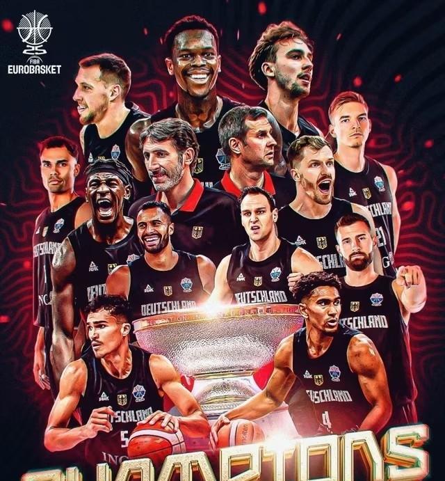 德国男篮登顶欧洲！88-83逆转土耳其夺冠！
决赛MVP归属邦加——三分4中4轰