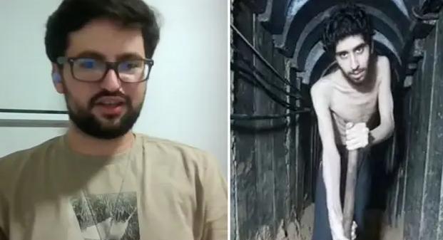 被囚禁的以色列人质的堂兄在媒体上发声，称他的堂兄弟就像一具“骷髅”，其生命已进入
