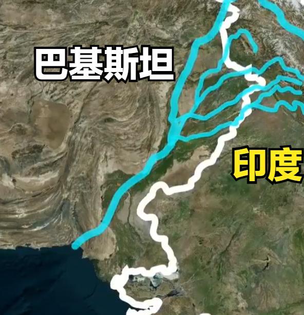 印度方面宣称能掐住巴基斯坦水源的脖子，主要靠几大水利项目，有的已经搞了超过40年