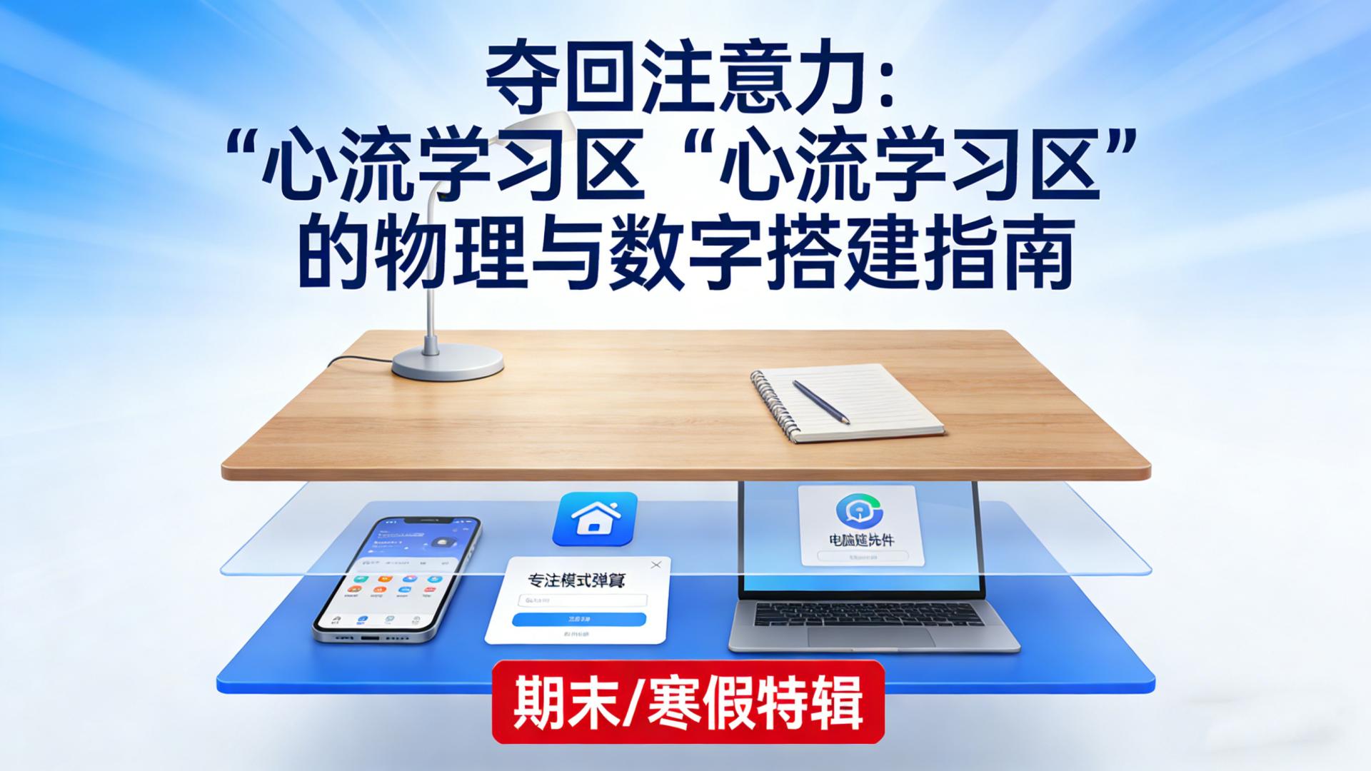 夺回注意力：“心流学习区”的物理与数字搭建指南