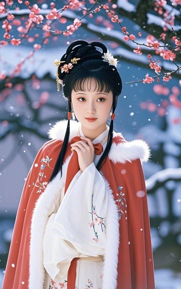 念亡灵
雪落梅枝的刹那
你从旧年的诗行走出
衣袂沾着月光的凉
那些被思念磨薄的时