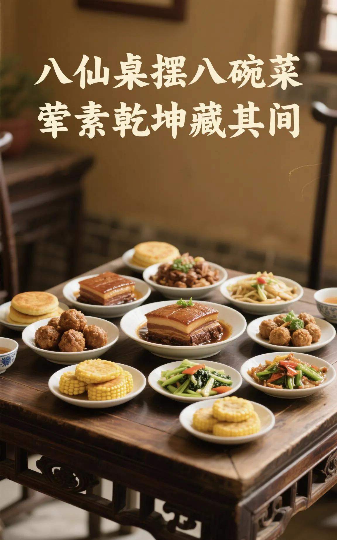 正定八大碗：千年宴席之王何以让慈禧连吃三碗？揭开河北人宴客的终极奥秘！
一桌传承
