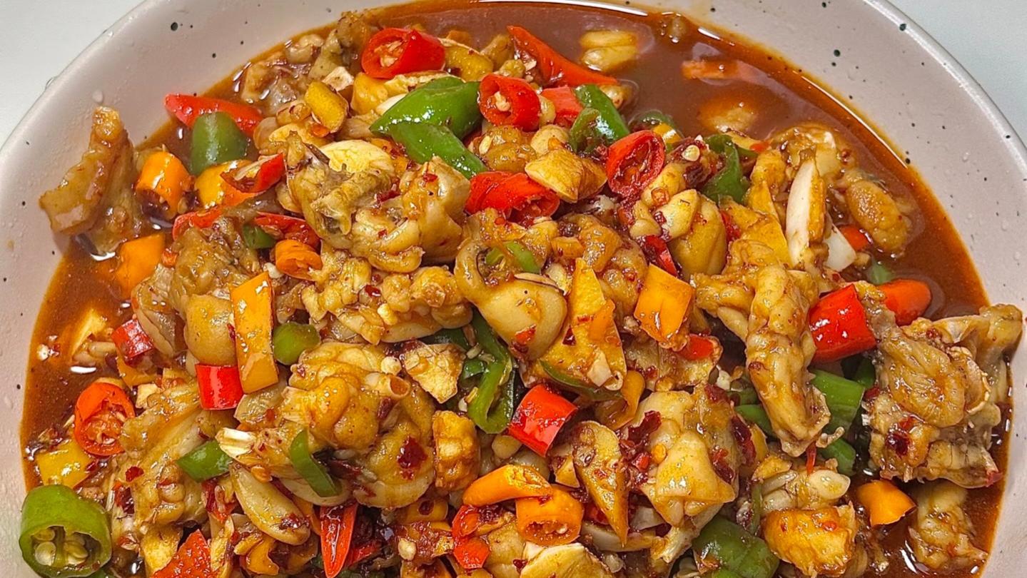 爆辣过瘾的香辣牛蛙