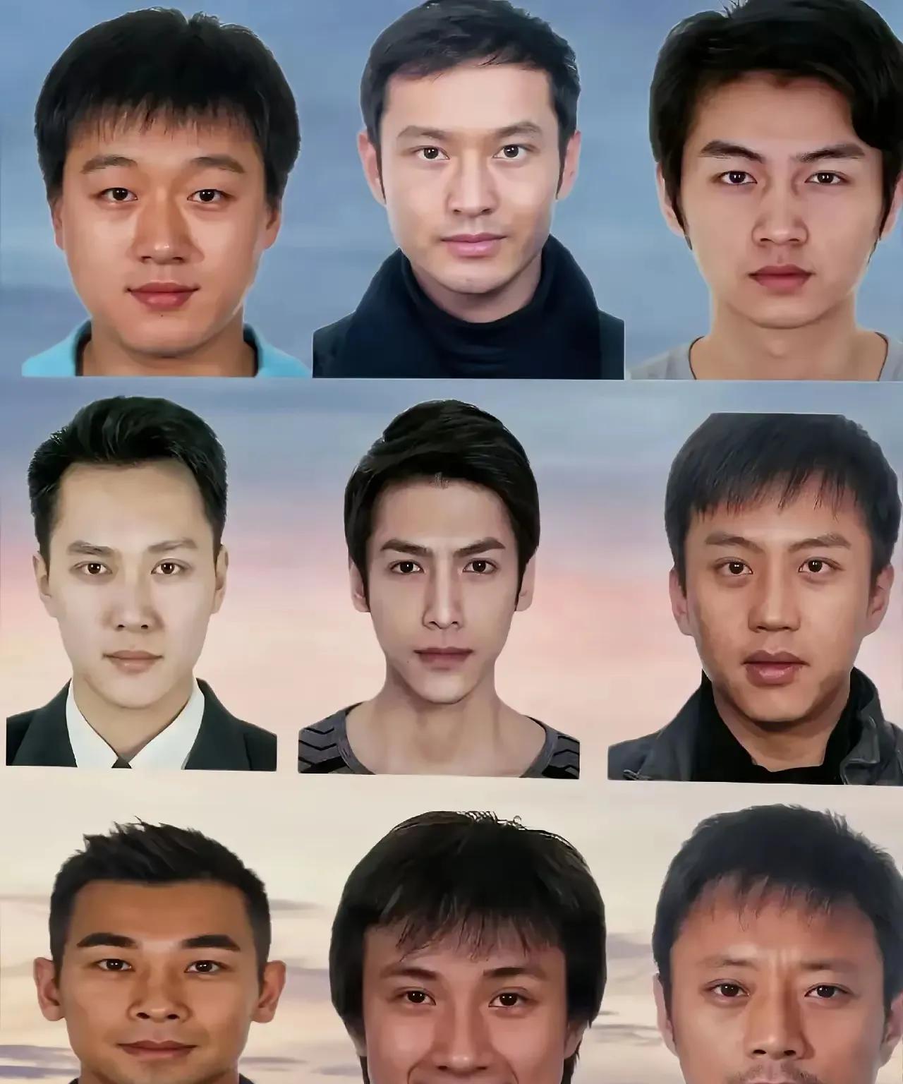 这几位大明星，谁的素颜照最帅气？只有我觉得邓超好看吗？黄晓明头发这么少吗？现在怎