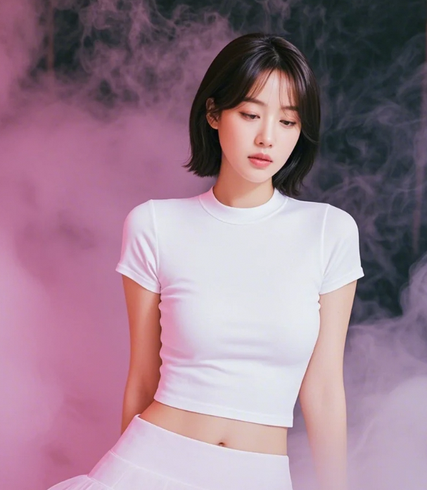 娇颜半隐雾色深，这氛围值几分沉醉？
