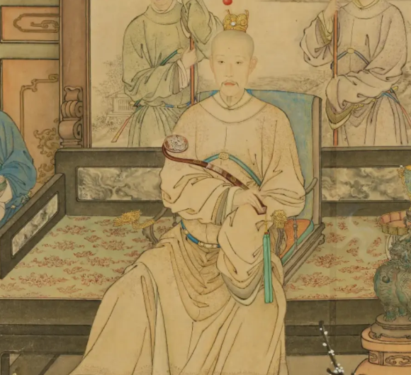 乾隆其实也是汉服的狂热爱好者，因为他自己也知道，汉服就是比他们满人的服饰好看。